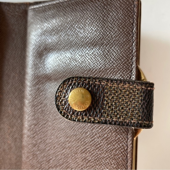 Louis Vuitton Brown Damier Porte-Monnaie Viennois Crossbody Wallet Purse - Picture 11 of 16